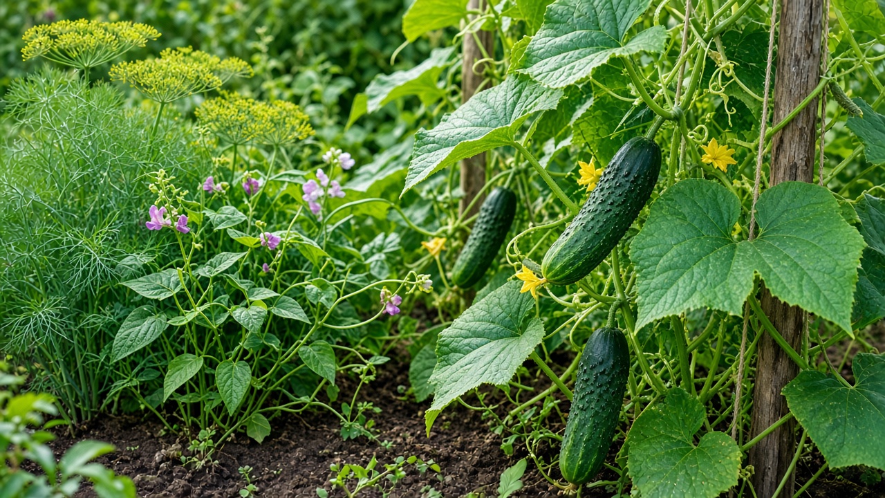 Что посадить рядом с огурцами и как разместить соседние культуры