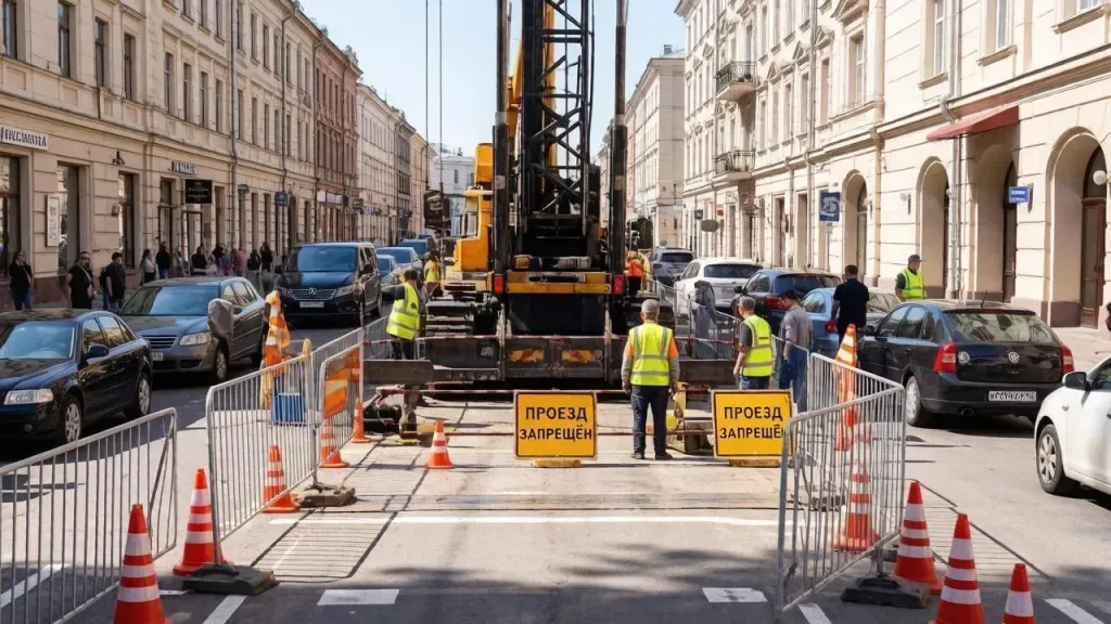 В центре Хабаровска в ноябре ограничат движение из-за ливнёвки
